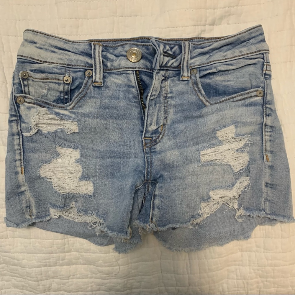 American Eagle midi Jean shorts